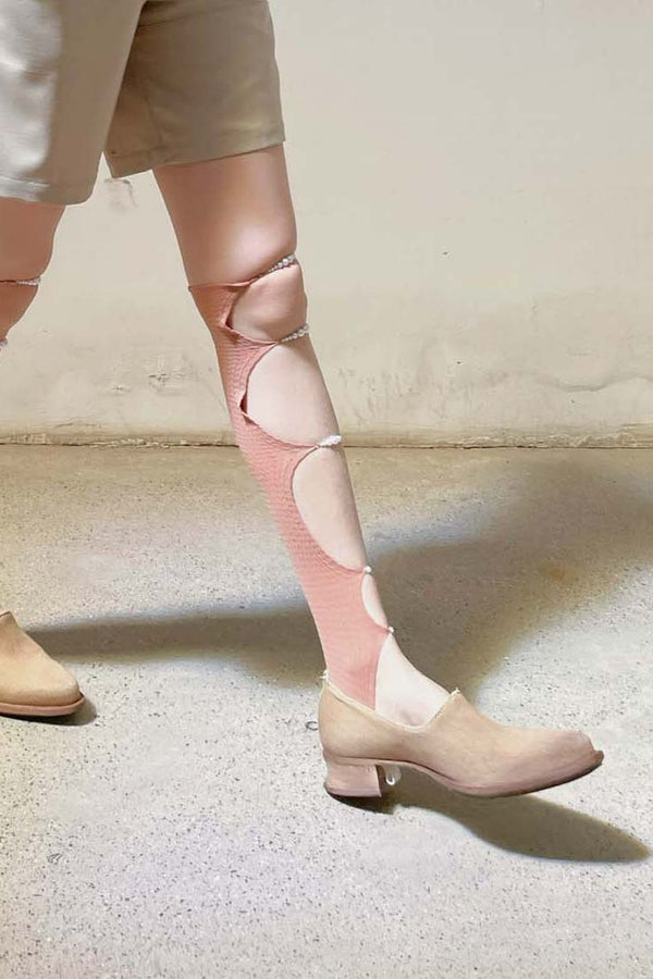 RUI pink long legs coral R015-AW20